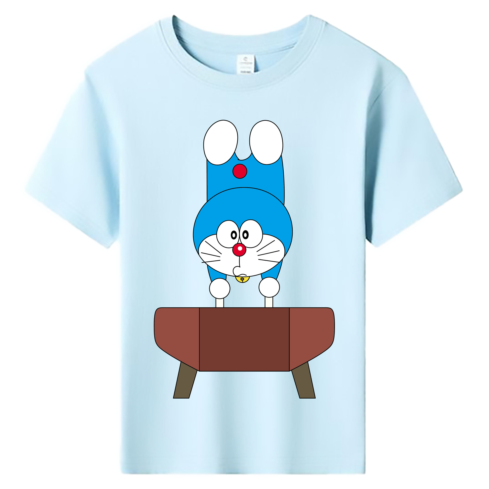 （画像用） ドラえもん Doraemon 綿100％キッズTシャツ（フロントプリント）